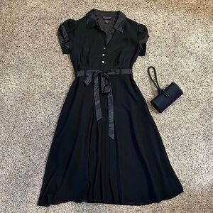 Black Dress Shin length